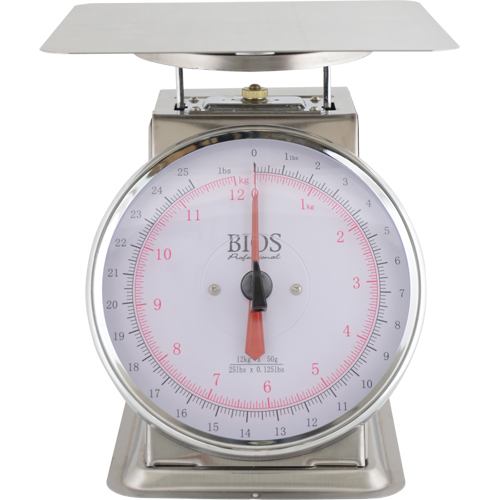 Top Loading Scale, 25 lbs. 12 kg Cap., 0.125 lbs. / 50 g Graduations Rideout Tool & Machine Inc.