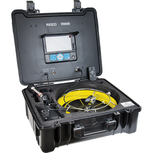 Pipe Video Inspection System, 7" Display, 23 mm (0.9") Camera Head Rideout Tool & Machine Inc.