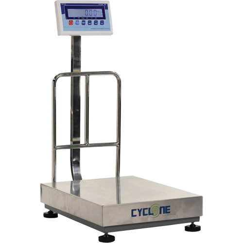Cyclone 300 Bench and Platform Scale, 600 lbs. / 300 kg Capacity, 17-3/4" L x 23-3/5" W Rideout Tool & Machine Inc.