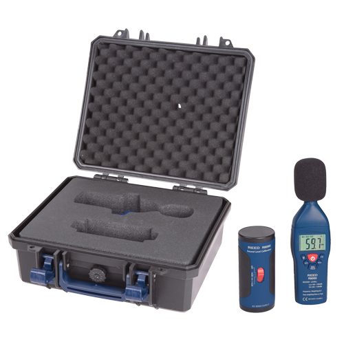 Sound Level Meter and Calibrator Kit, 30 - 130 dB Measuring Range Rideout Tool & Machine Inc.