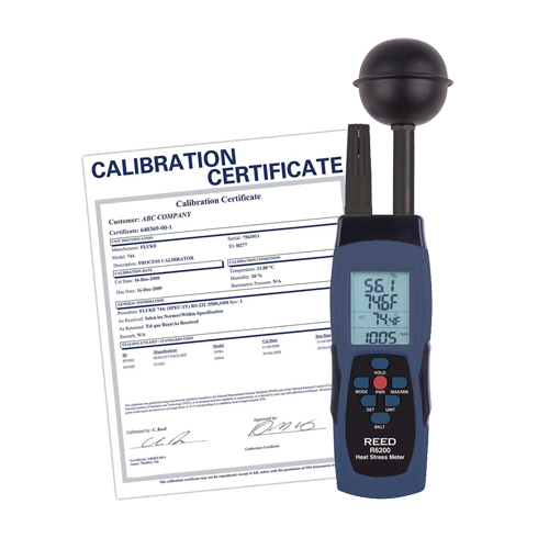 Wet-Bulb Globe Temperature (WBGT) Heat Stress Meter (includes ISO Certificate) Rideout Tool & Machine Inc.