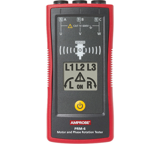 V&eacute;rificateur de l'ordre de phase et de la rotation des moteurs PRM-6 Rideout Tool & Machine Inc.