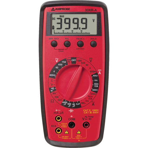 33XR-A Digital Multimeter, AC/DC Voltage, AC/DC Current Rideout Tool & Machine Inc.