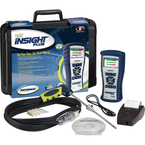 Trousse de rapport sur lanalyseur de combustion Fyrite Insight Plus Rideout Tool & Machine Inc.