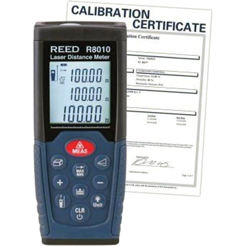 T&eacute;l&eacute;m&egrave;tre laser avec certificat de calibration, 1,92" - 328' (5 cm - 100 m) Gamme de mesure, Num&eacute;rique (&eacute;lectronique) Rideout Tool & Machine Inc.