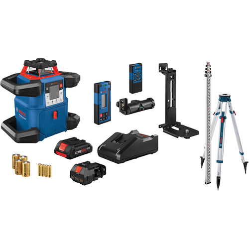 Revolve4000 Connected Self-Leveling Horizontal/Vertical Rotary Laser Kit, 4000' (1219.2 m), 635 Nm Rideout Tool & Machine Inc.