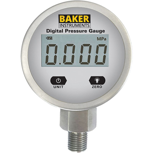 B5000 Series Pressure Gauge, 2-1/2" , 0 - 500 psi, Bottom Mount, Digital Rideout Tool & Machine Inc.