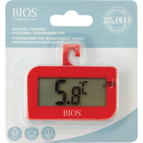 Fridge/Freezer Thermometer, Non-Contact, Digital, -4-122°F (-20-50°C) Rideout Tool & Machine Inc.