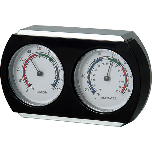 Indoor Thermometer/Hygrometer, 10°- 130° F ( -25° - 55° C ) Rideout Tool & Machine Inc.