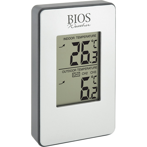 Indoor/Outdoor Wireless Thermometer, Non-Contact, Analogue, 31-158°F (-35-70°C) Rideout Tool & Machine Inc.