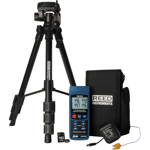 N&eacute;cessaire de thermom&egrave;tre thermocouple avec enregistreur de donn&eacute;es Rideout Tool & Machine Inc.