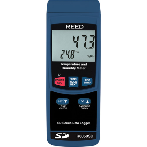 Data Logging Thermo-Hygrometer with NIST Certificate, 5% - 95% RH, 32° - 122° F ( 0° - 50°C ) Rideout Tool & Machine Inc.