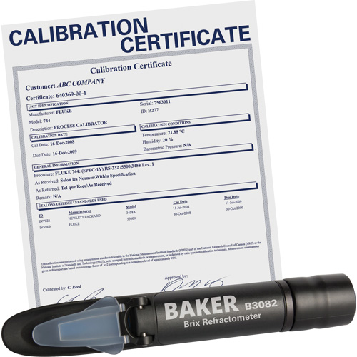 Refractometer with ISO Certificate, Analogue (Sight Glass), Br Rideout Tool & Machine Inc.