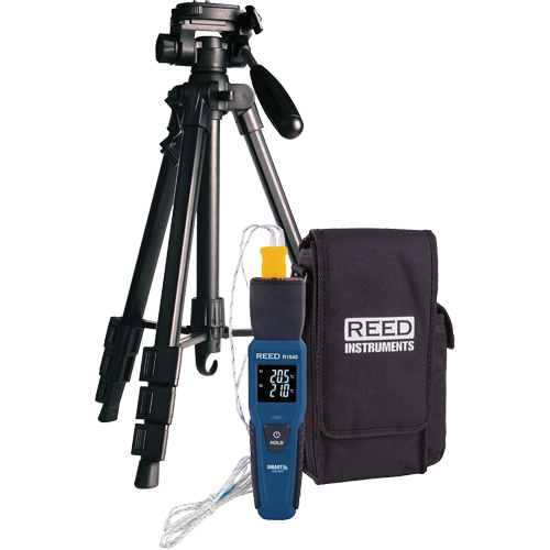 R1640 Smart Series Thermocouple Thermometer with Tripod, Contact, Digital, 32-122°F (0-50°C) Rideout Tool & Machine Inc.