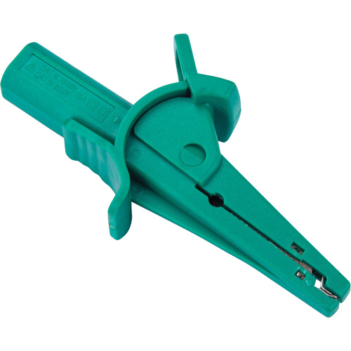 Pince crocodile verte pour le v&eacute;rificateur disolement haute tension R5002 Rideout Tool & Machine Inc.