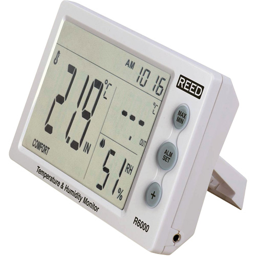 Temperature & Humidity Monitor, 20% - 95% RH Rideout Tool & Machine Inc.