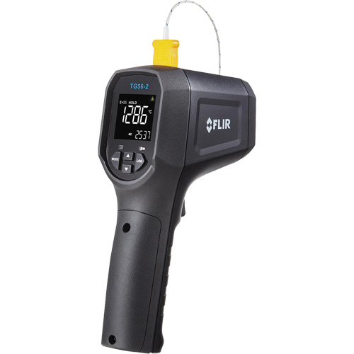 TG56-2 IR Thermometer with Type K Thermocouple, -22°- 2372° F ( -30° - 1300° C ), 30:1, Adjustable Emmissivity Rideout Tool & Machine Inc.