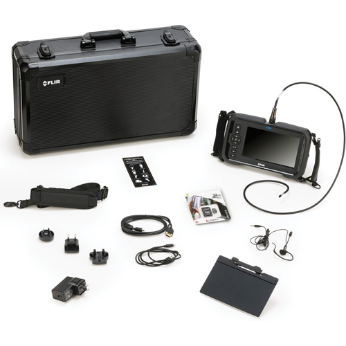 Ensemble de vid&eacute;oscope avec longue sonde de cam&eacute;ra HD 5,5 mm × 1 m, 7" Affichage, 1024 x 600 pixels Rideout Tool & Machine Inc.