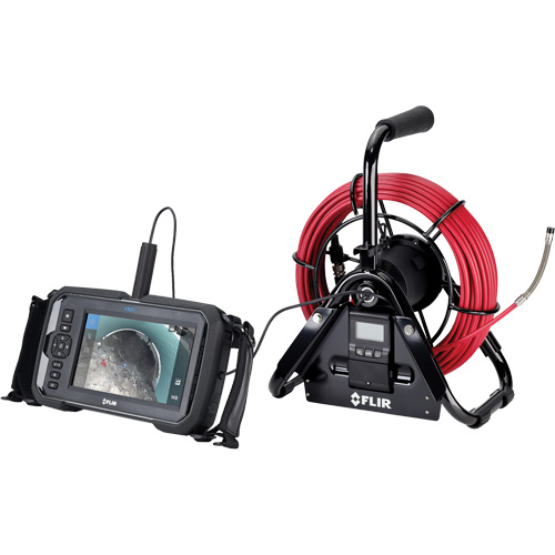 Longue sonde de cam&eacute;ra et bobine de plomberie VS80 10 mm × 25 m Rideout Tool & Machine Inc.