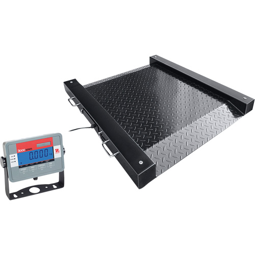 DEFENDER Floor Scale, 1000 lbs. Capacity, 30" L x 30" W Rideout Tool & Machine Inc.