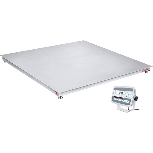 DEFENDER 5000 Washdown Floor Scale, 2500 lbs. Capacity, 36" W x 36" L Rideout Tool & Machine Inc.