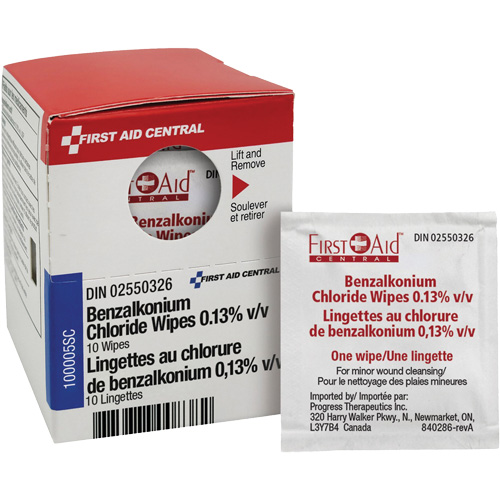Lingettes de recharge SmartCompliance au chlorure de benzalkonium 0,13?% v/v, Serviette, Antiseptique Rideout Tool & Machine Inc.