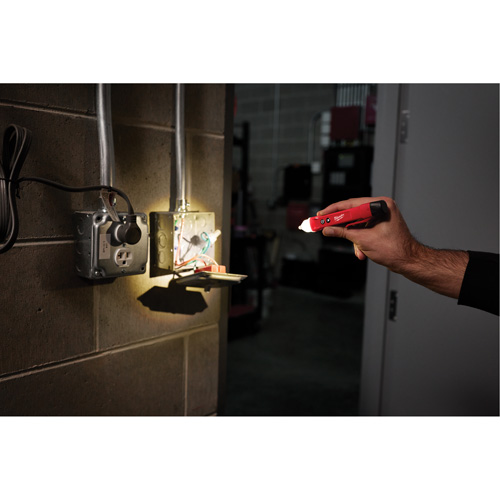 Voltage Detector with LED & GFCI Receptacle Tester Kit, 50 V - 1000 V, Display & Sound Alert Rideout Tool & Machine Inc.