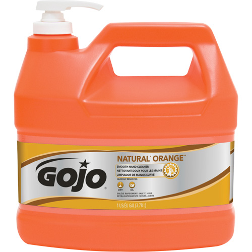 Natural Orange Hand Cleaner, Cream, 3.78 L, Jug, Citrus/Orange Rideout Tool & Machine Inc.