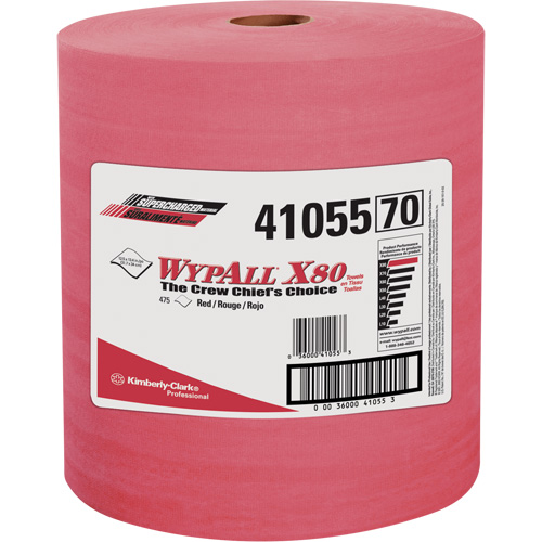 Chiffons X80, Robuste, 13-2/5' lo x 12-1/2" la Rideout Tool & Machine Inc.