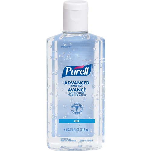D&eacute;sinfectant pour les mains avanc&eacute;, 118 ml, Bouteille pressable, 70 % alcool Rideout Tool & Machine Inc.