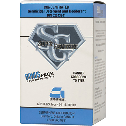 D&eacute;sinfectant Super Germiphene, 454 ml, Bouteille Rideout Tool & Machine Inc.