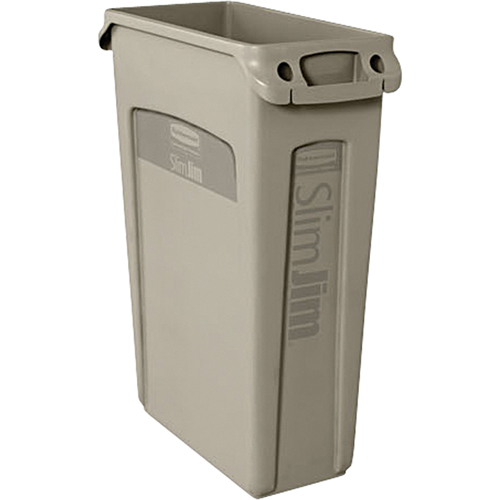 Slim Jim&reg; Container with Venting Channels, Plastic, 23 US gal. Rideout Tool & Machine Inc.