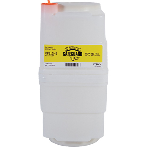 Portable SafeGuard 360 Vacuum Filter, Hepa, Fits 1 US gal. Rideout Tool & Machine Inc.