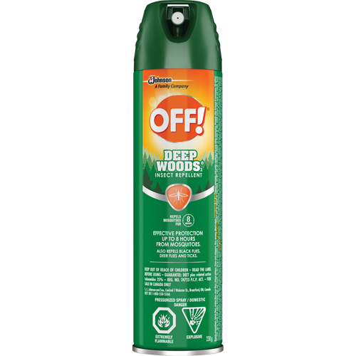 Insectifuge Off! R&eacute;gions sauvages, DEET &agrave; 25 %, A&eacute;rosol, 230 g Rideout Tool & Machine Inc.