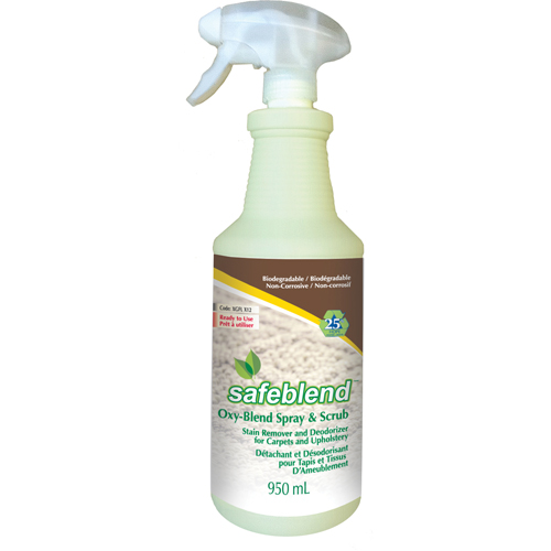 Stain Remover & Deodorizer for Carpets and Upholstery, 950 ml, Trigger Bottle Rideout Tool & Machine Inc.