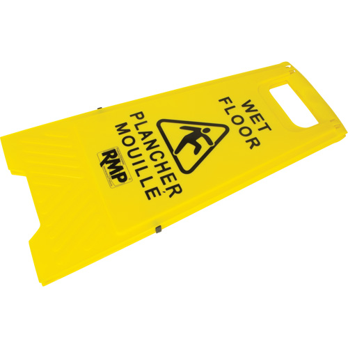 Safety Wet Floor Sign, Bilingual with Pictogram Rideout Tool & Machine Inc.