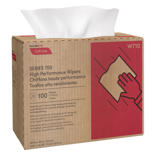 Pro Tuff-Job Wipers, Heavy-Duty, 9-3/4" L x 16-1/4" W Rideout Tool & Machine Inc.