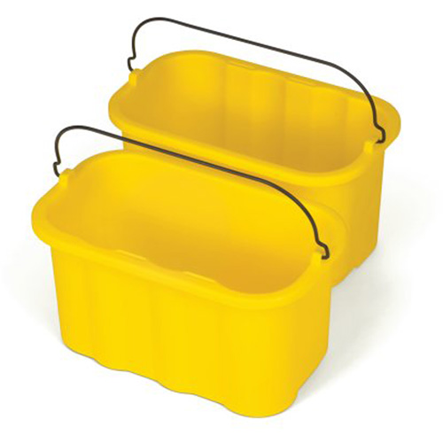 Seau porte-accessoires Executive Series, Capacit&eacute; de 2.5 gal. US (10 pintes), Jaune Rideout Tool & Machine Inc.