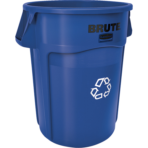 Contenants ronds pour le recyclage BRUTE, Vrac, Plastique, 44 gal. US Rideout Tool & Machine Inc.