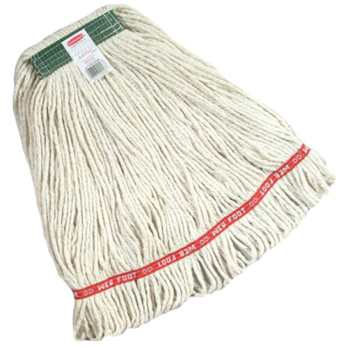 Super Stitch Wet Mop, Floor Finishing, Cotton, 24 oz., Loop Style Rideout Tool & Machine Inc.