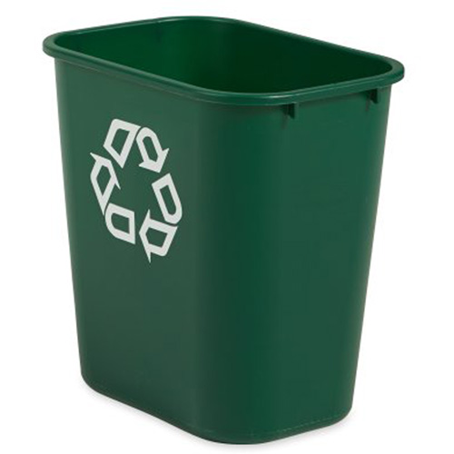 Corbeille moyenne pour le recyclage, De bureau, Plastique, 28 pintes US Rideout Tool & Machine Inc.