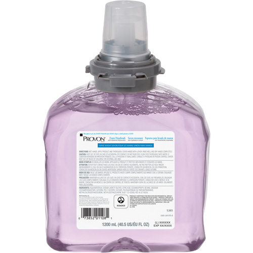 Savon pour les mains aux canneberges avec hydratants am&eacute;lior&eacute;s pour distributeur PROVON TFX, Mousse, 1200 ml, Parfum&eacute; Rideout Tool & Machine Inc.