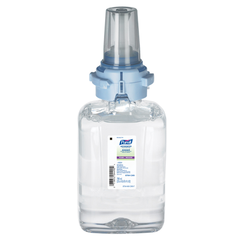 ADX-7 Advanced Foam Hand Sanitizer, 700 ml, Cartridge Refill, 70% Alcohol Rideout Tool & Machine Inc.
