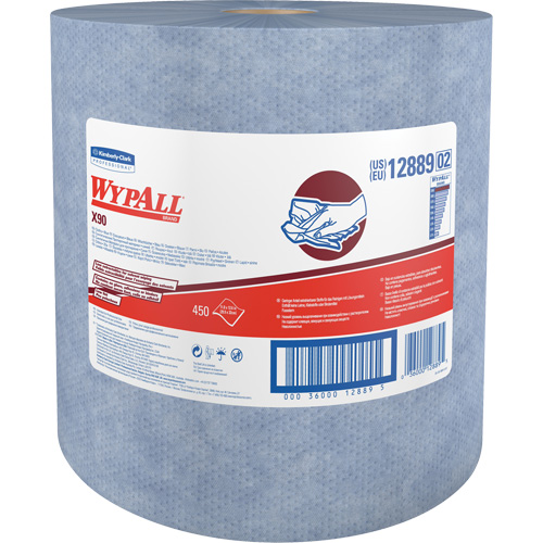 Essuie-tout X90 jumbo en rouleau, Robuste, 12-1/5" lo x 12-2/5" la Rideout Tool & Machine Inc.