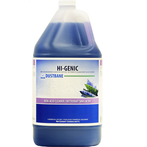 Nettoyant & assainisseur &agrave; salles de toilettes Hi-Genic, 5 L, Cruche Rideout Tool & Machine Inc.