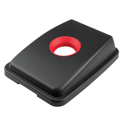 Classification des d&eacute;chets - couvercle, Couvercle ouvert, Plastique, Convient aux contenants  Rideout Tool & Machine Inc.