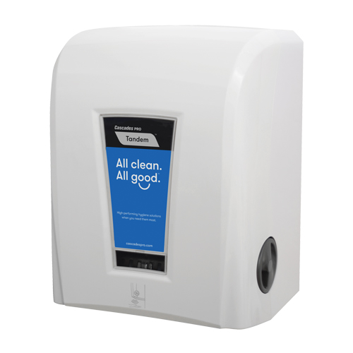 Pro Tandem Hand Towel Hybrid Dispenser, Electronic, 12.3" W x 9.3" D x 16.4" H Rideout Tool & Machine Inc.
