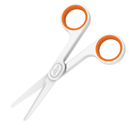 Slice Small Ceramic Scissors, 6", Rings Handle Rideout Tool & Machine Inc.