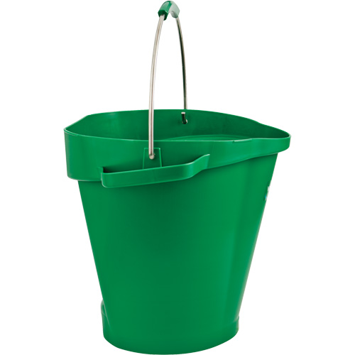 5692 Series Bucket, Green, 3 US gal. Rideout Tool & Machine Inc.