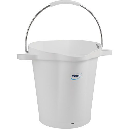 5692 Series Bucket, White, 5 US gal. Rideout Tool & Machine Inc.